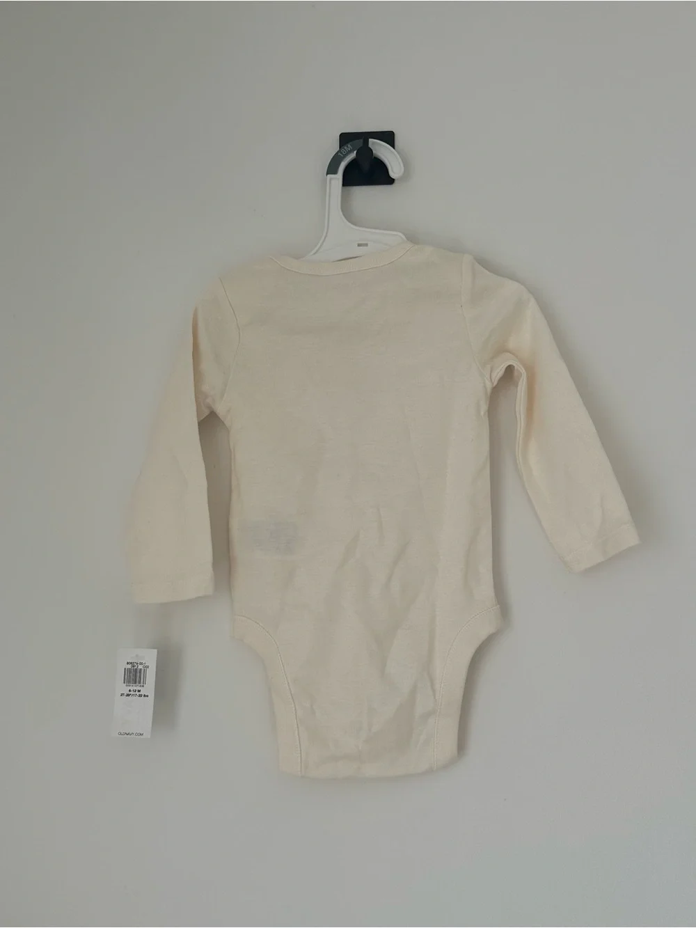 Old Navy Cream Long-Sleeve Baby One-Piece with Sun, Moon & Stars Graphic